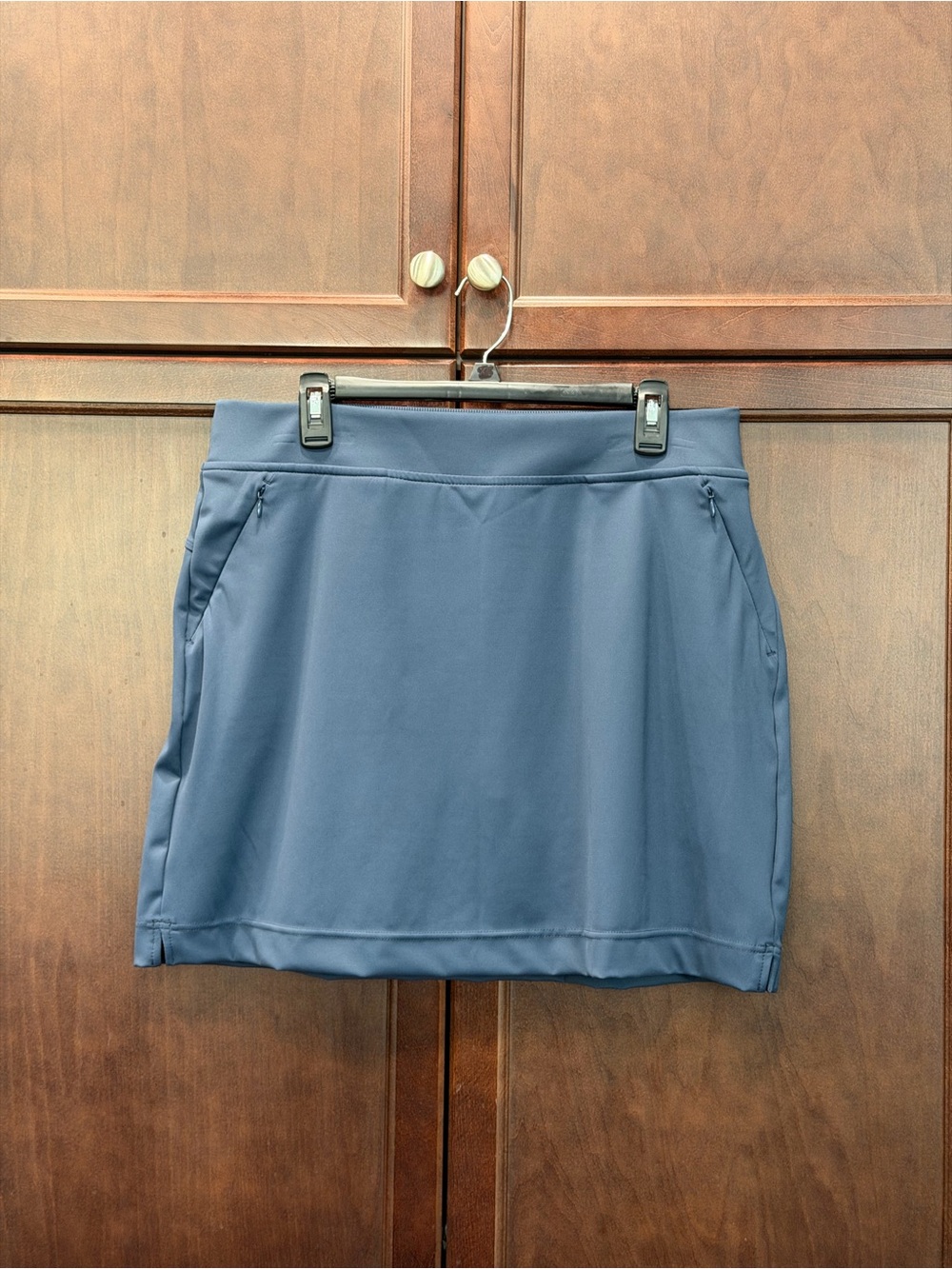 32 Cool Athletic Skort with Zip Pockets - Navy Blue